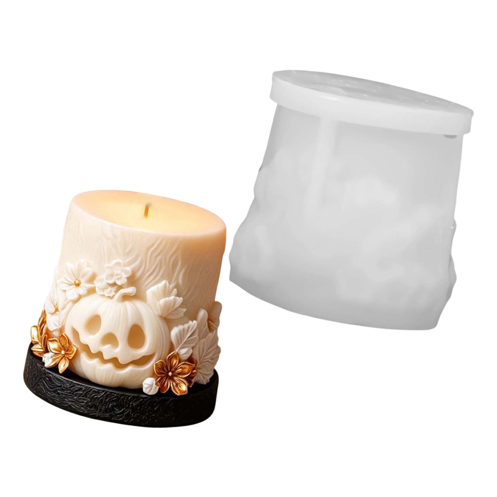 Navna Pumpkin Silicone Plasters Halloween Thanksgiving Ornament Epoxy Resin Casting Casting Halloween Plasters