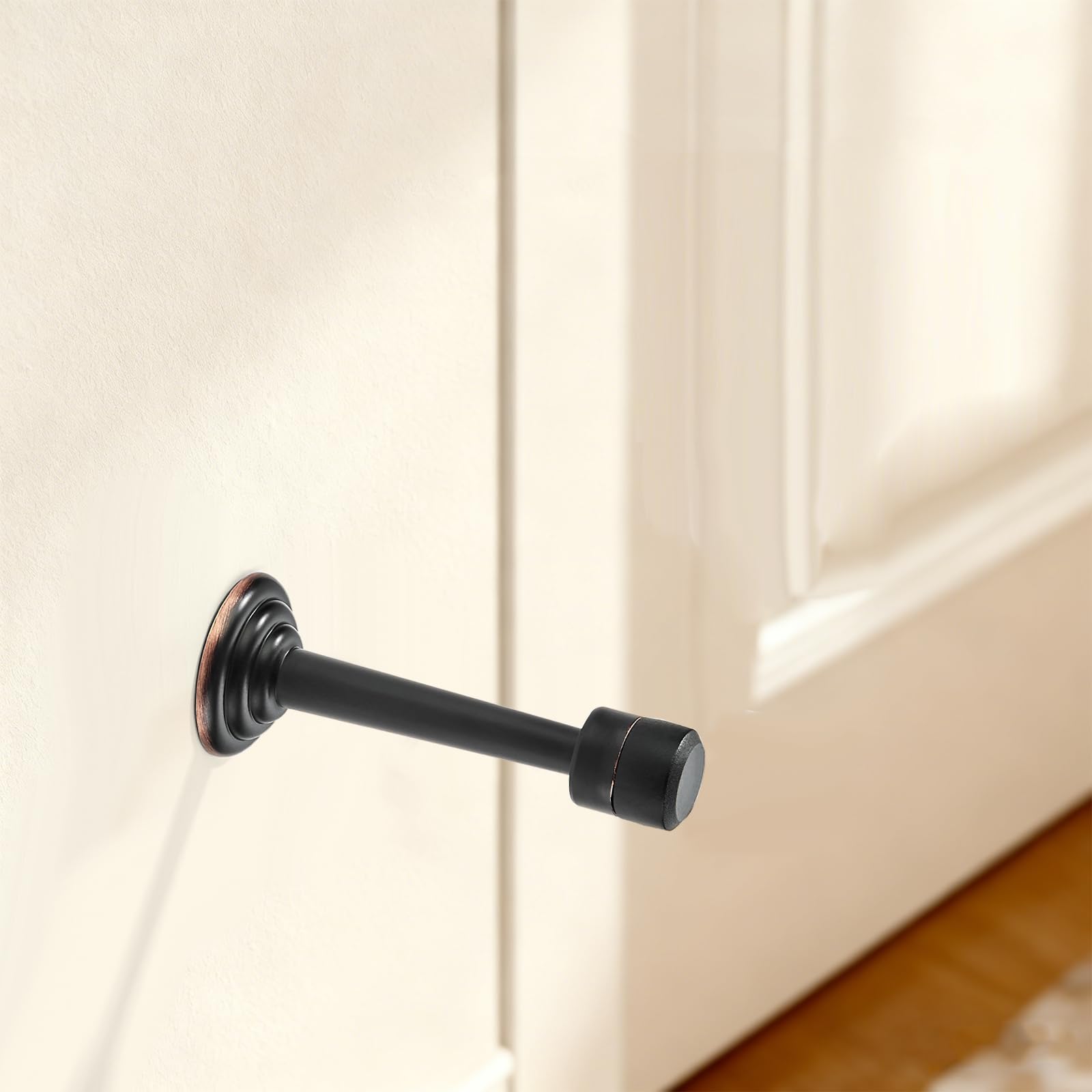KHTUMEWARE-DS340 Rustic Black Door Stops 2-Pack in Rustic Black — KHTUMEWARE