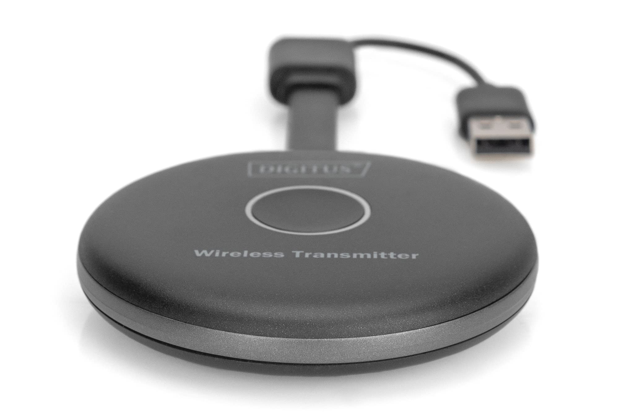 DIGITUS Click & Present Pro – HDMI-Transmitter zur Erweiterung von DS-55317 | HDMI-Sender Einheit – Keine Treiber erforderlich – Echtes Plug and Play – Schwarz