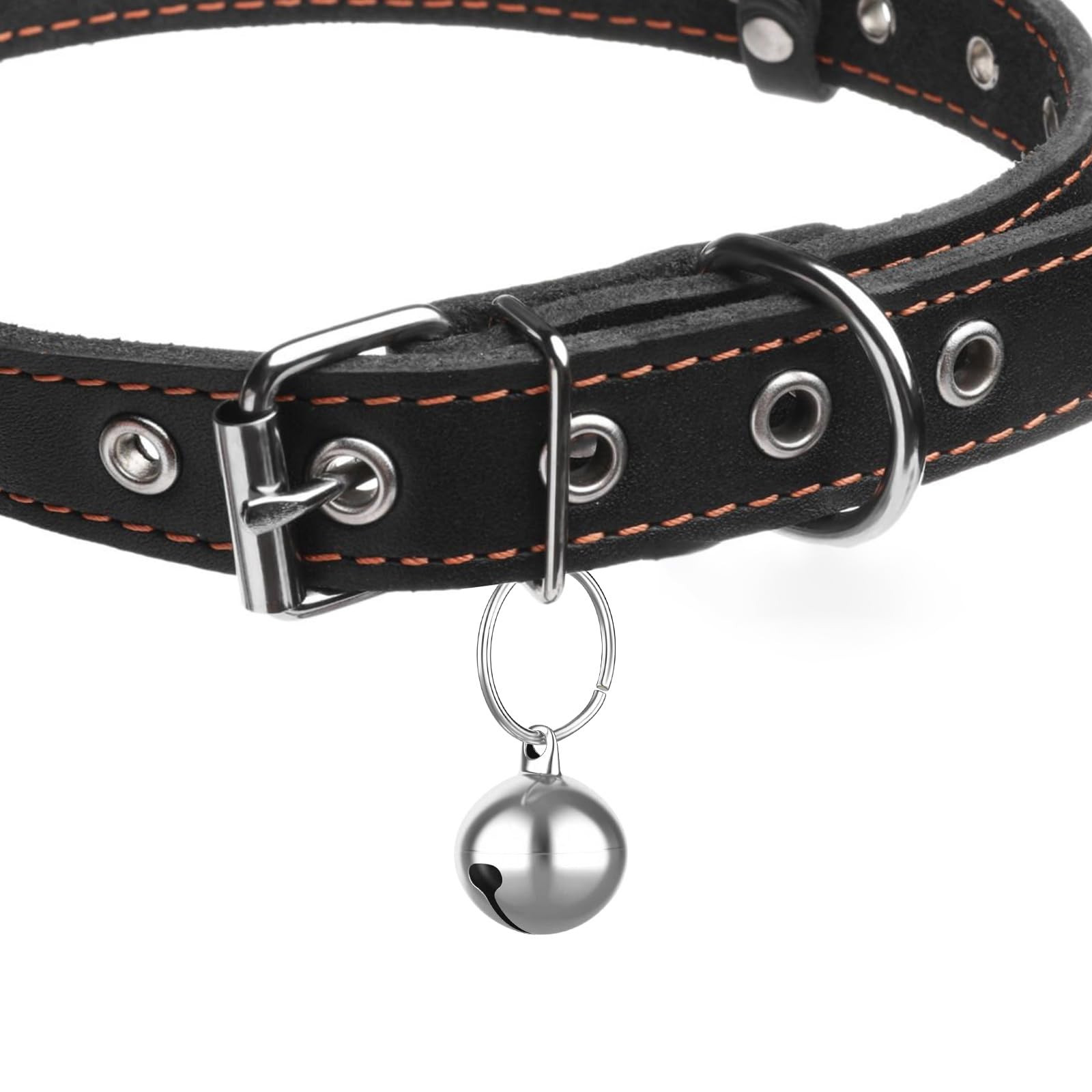 Jingle Bells Metallici 24 Pezzi Campana Collare per Cani e Gatti Fibbie Ciondolo Forte Animali Domestici