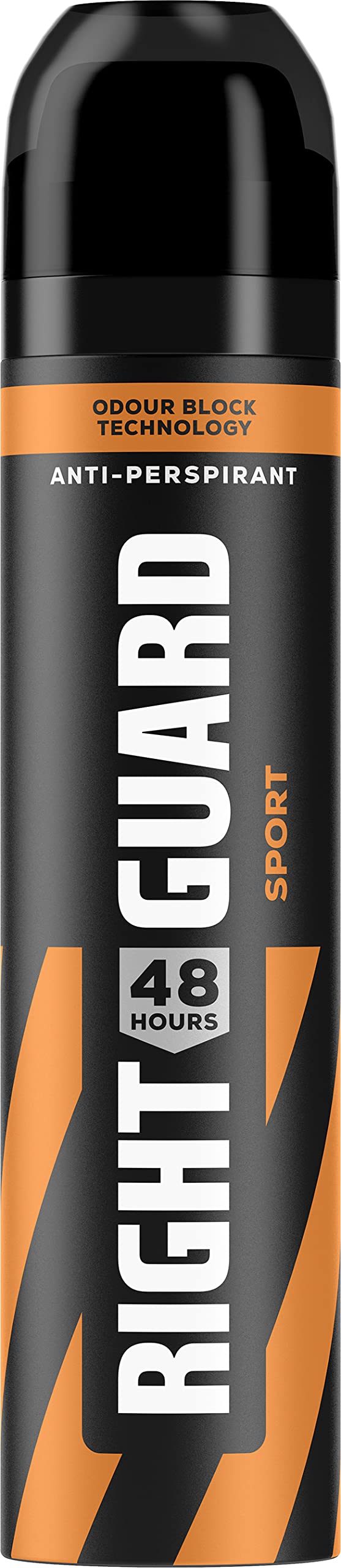 Right Guard Men's Deodorant Sport, 48 Hour High Performance Anti-Perspirant Aerosol Spray, No White Residue, Alcohol Free, Dermologically Tested, 250ml