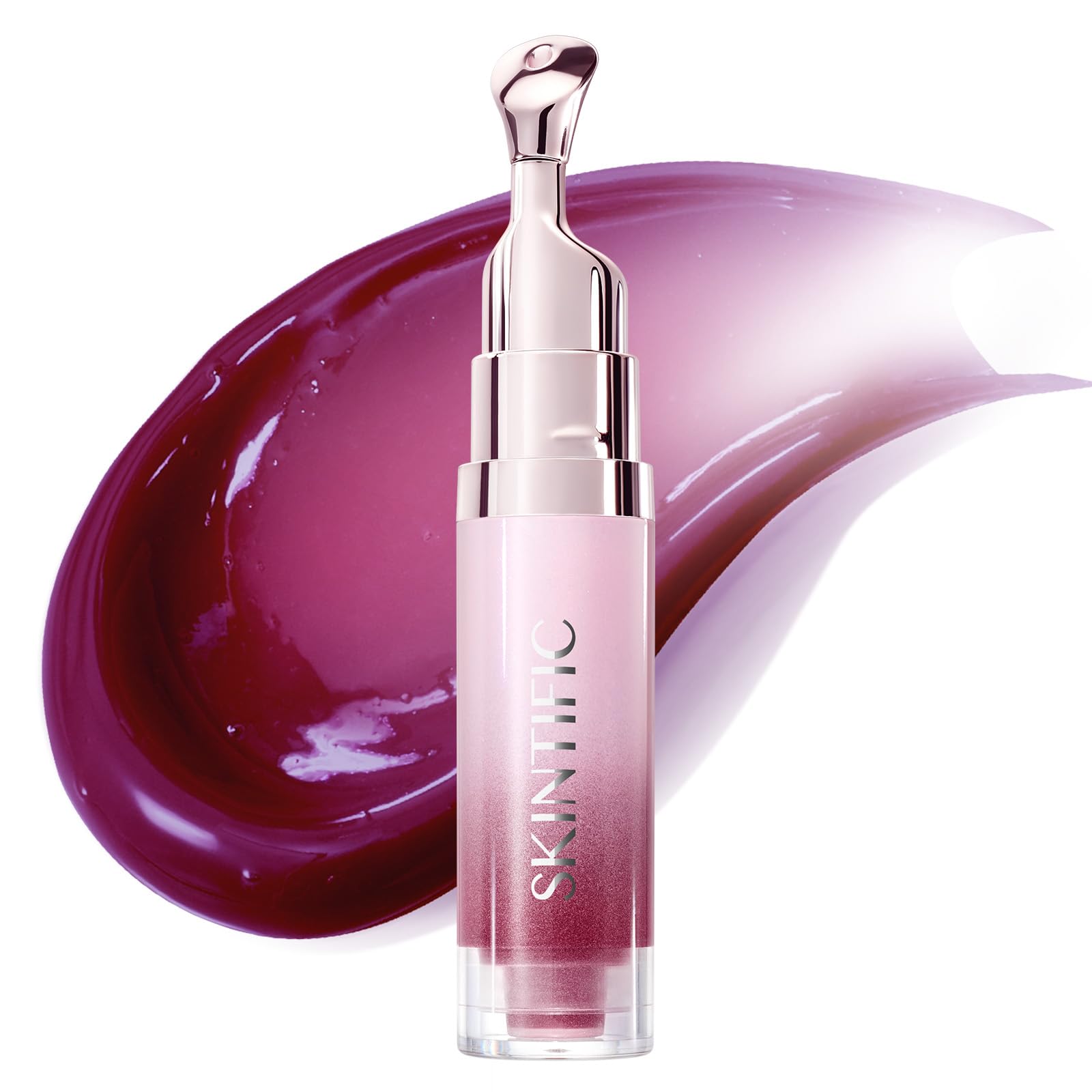 SKINTIFIC US STORE SKINTIFIC Brightening Lip Serum, Hydrating & Plumping (07U Berry Velvet)
