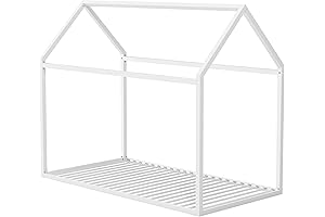 Little Seeds Skyler Montessori-Style Twin Floor Bed Frame for Toddlers