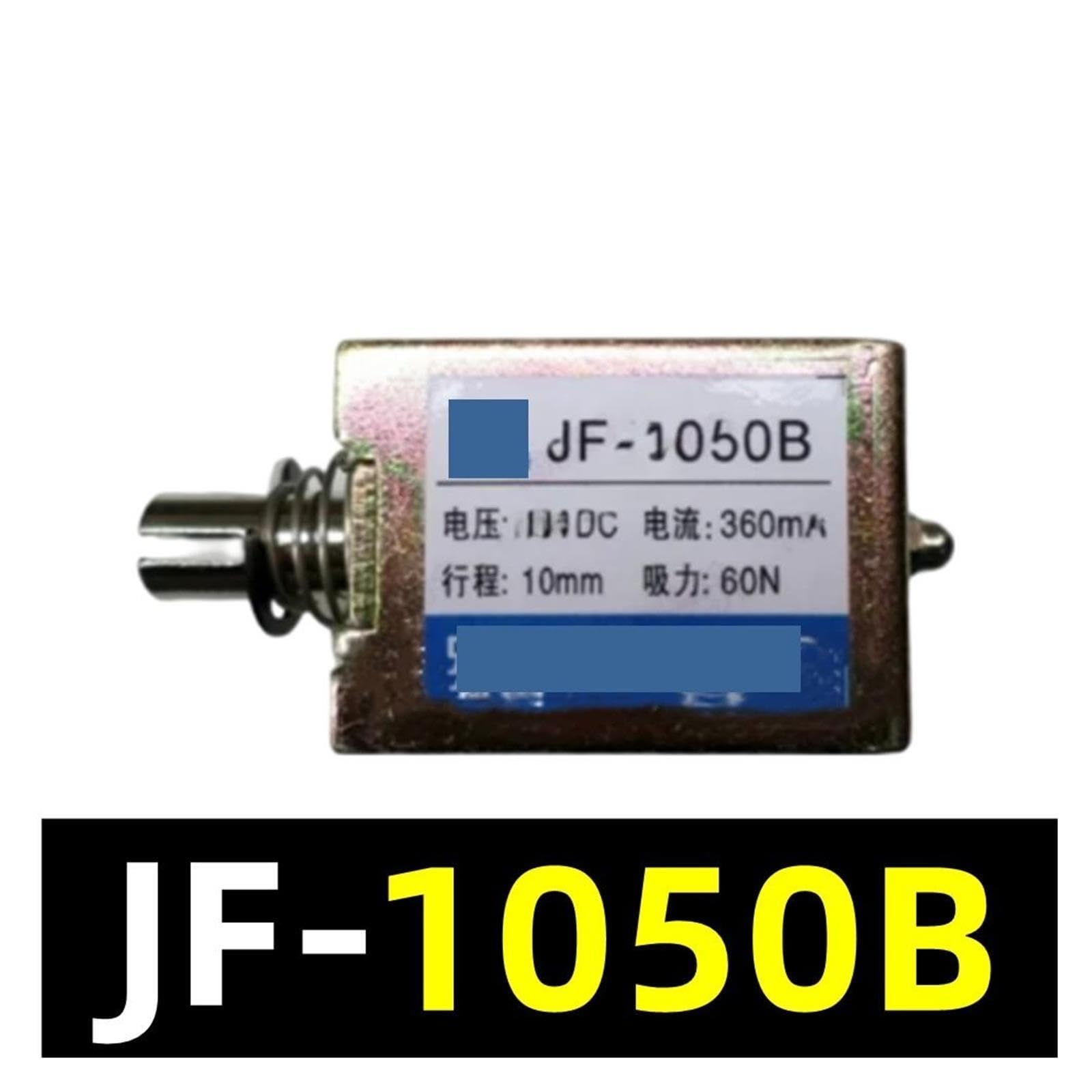 Électroaimant solénoïde linéaire JF-1039B 1040B 1050B DC 12V 25N 10mm(1050B,12V)