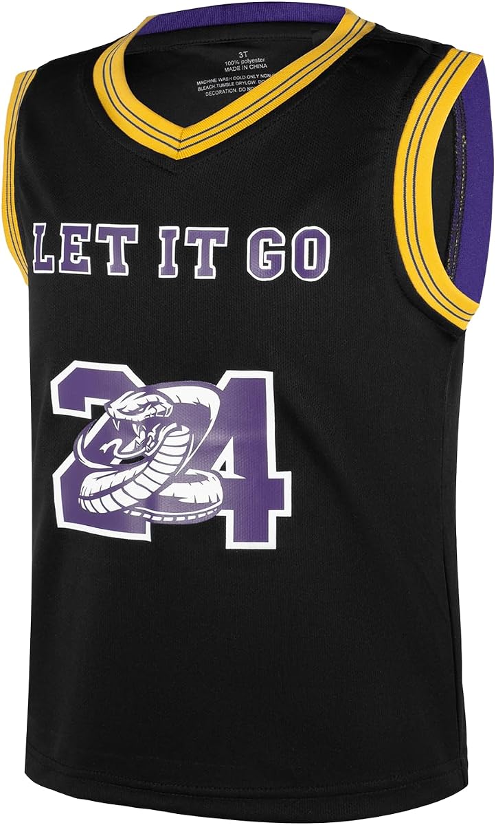 Cnins Kids Basketball Sports Jerseys for Youth Boys & Girls Basketball Athletic Training # 23 24 30 for Sports Fans