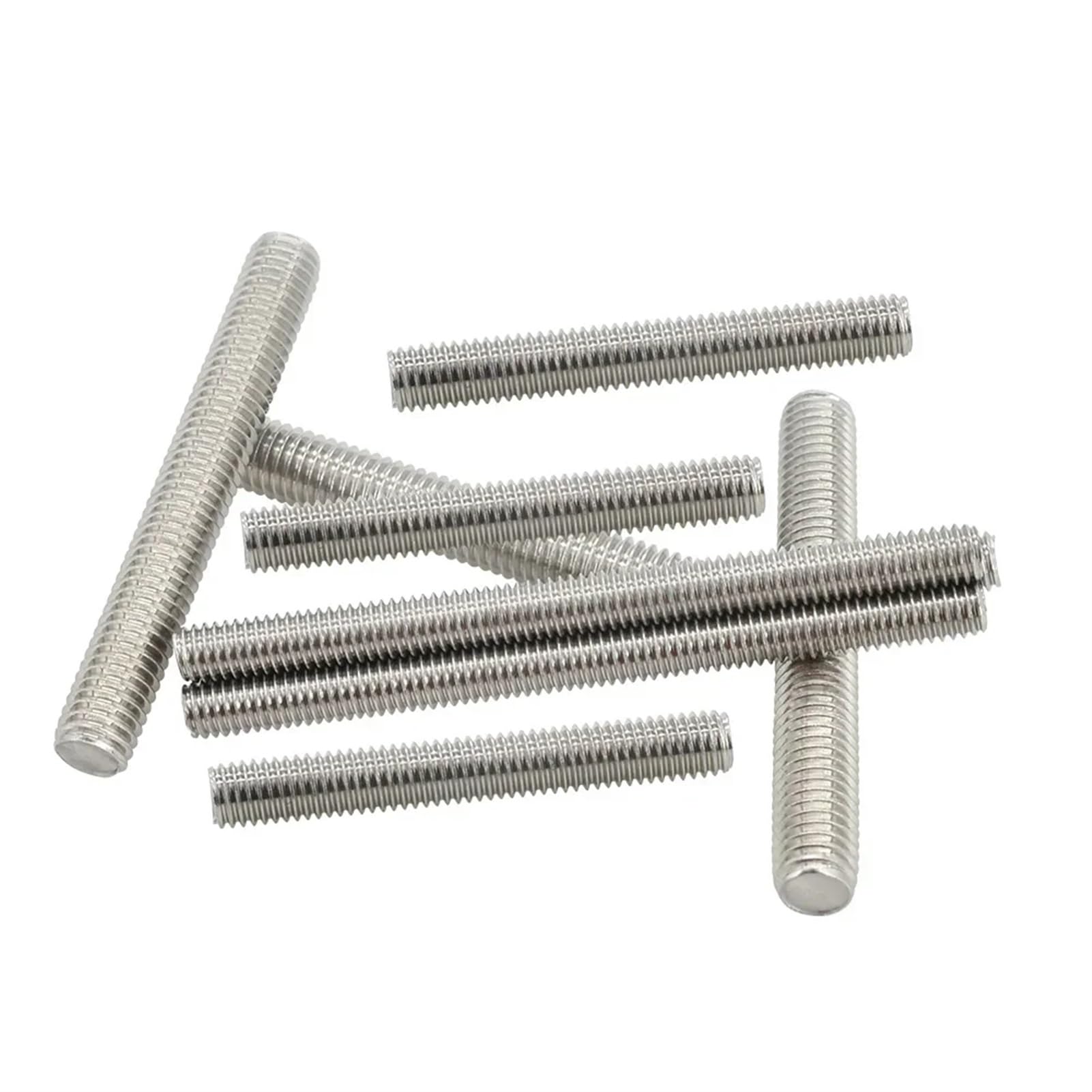 Acciaio 304 Filettatura QUARKZMAN 8PZ ASTA Filettata Intera M3 X 55mm Acciaio Inossidabile 304 Barra Con Filettatura Destra M8-1.25 Passo