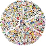 600 pcs Mini Stickers, Phone Case Stickers Waterproof Small Sticker Packs for Laptop, Water Bottle, Cup, Notebook, Vinyl Decals for Kids, Teens, Adults