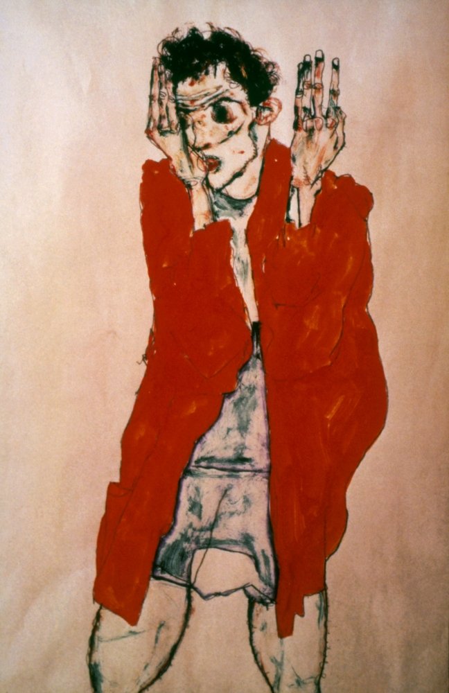 Amazon.com: Egon Schiele (1890-1918) Naustrian Painter Self