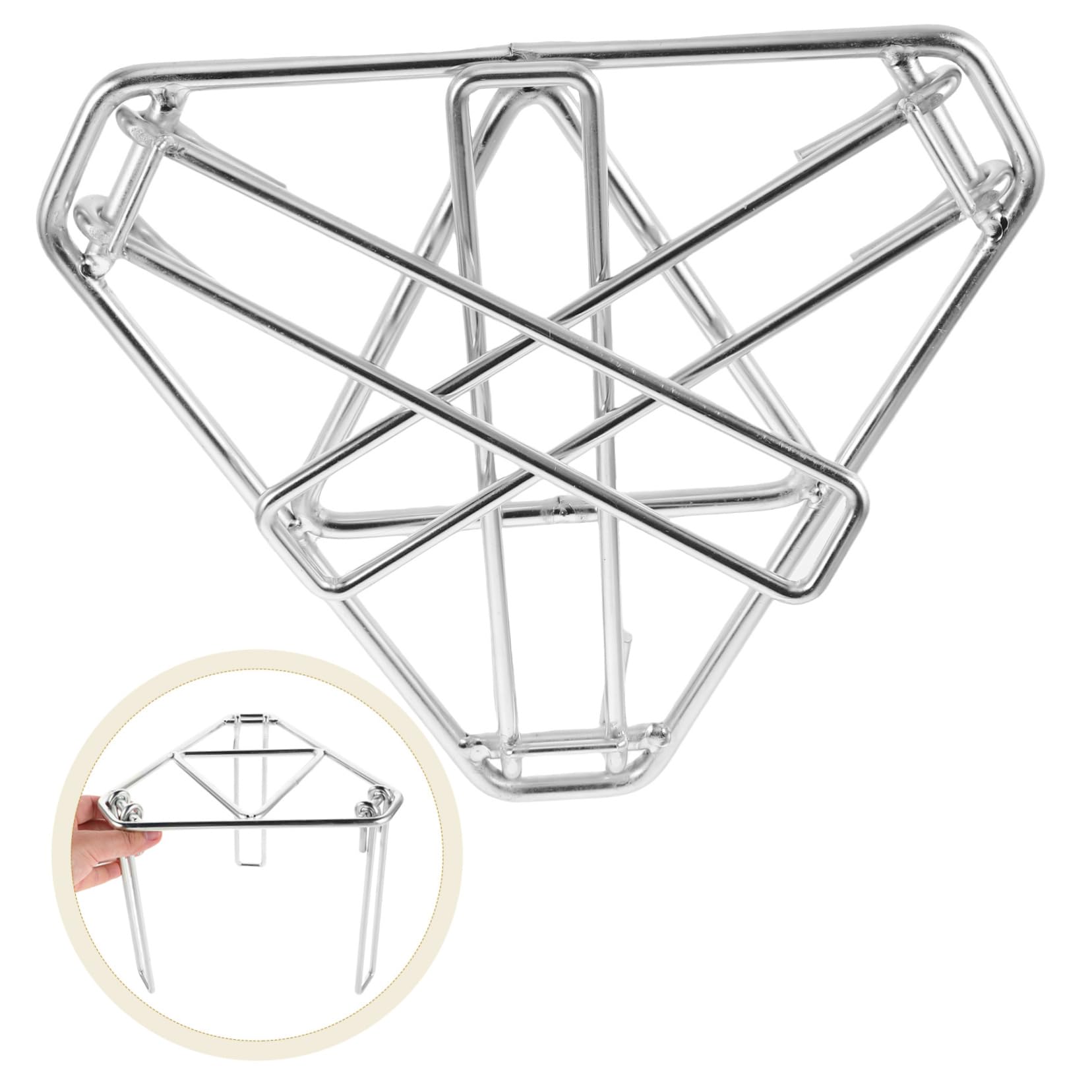 POPETPOP para Barbacoa Reforzado Soporte Portátil para Cocinar para Camping Fogatas y Cocina Patio