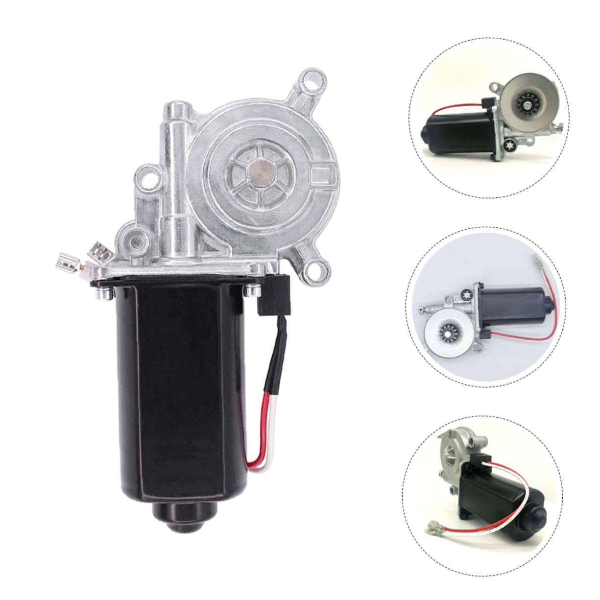Cabilock Motor de Toldo Eléctrico para Autocaravana Conector Práctico, Material de Hierro y Plástico, Reemplazo Versátil para Instalación DIY en Toldos de Camping