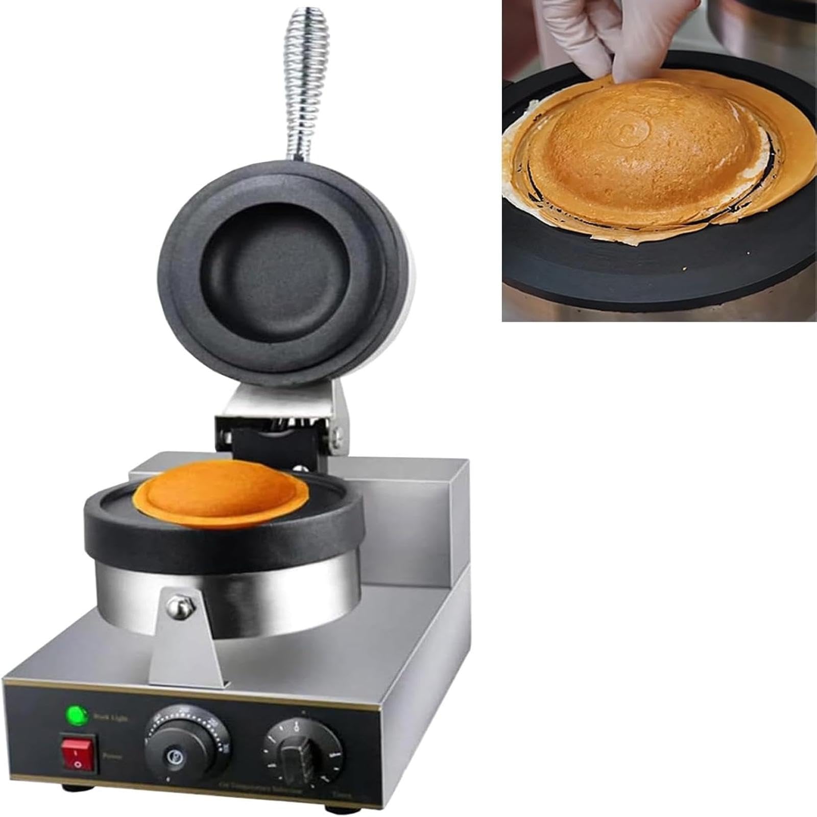 Macchina per hamburger, macchina per waffle, pressa per uso domestico e commerciale, macchina elettrica per waffle, riscaldamento su entrambi i lati, 250 * 380 * 280 mm, 500 * 390 ,500*390*300MM