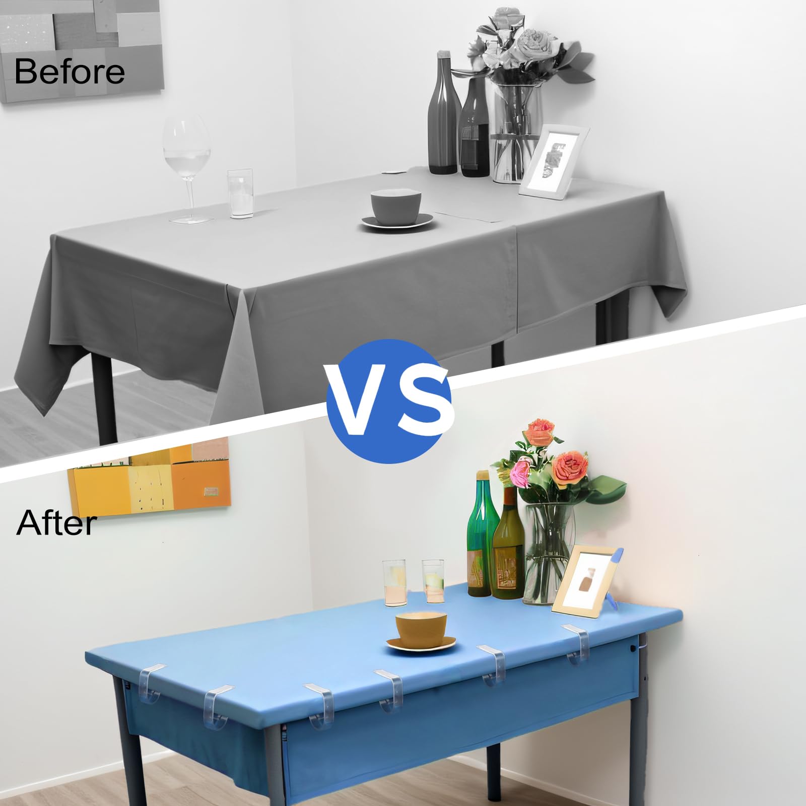 Lot De 12 Pinces à Nappe Pour Tables De Jardin, En Plastique