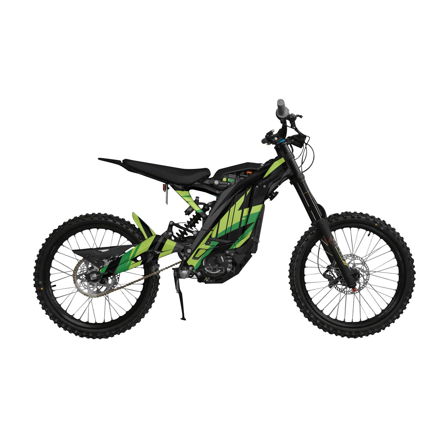Surron Light Bee Graphics Kit Wrap - Tribe Arc Green - Sur-Ron Skin - Premium 3M Vinyl Protective Wrap Decal Cover - Easy to Apply | Crafted in The USA by MightySkins
