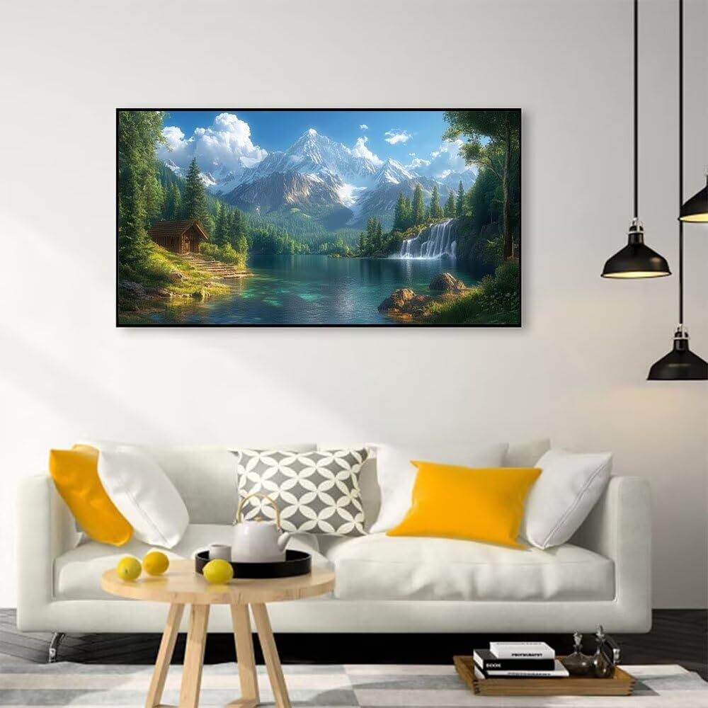 Zestawy do haftowania diamentowego dla dorosłych, zestaw artystyczny, wodospad, diamentowa sztuka dla dzieci, DIY, kryształowe zestawy do haftowania, sztuka i rzemiosło dla dorosłych, dekoracja