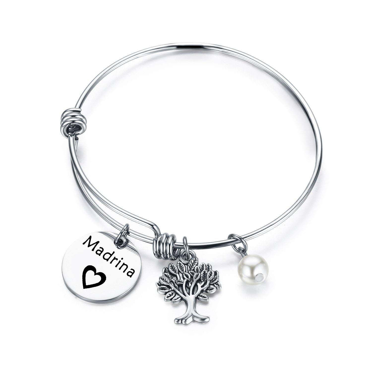 Godparent Gifts Thanks for Being An Awesome Godmother/Godfather Keychain First Communion Gift Thank You Gift For Godparents