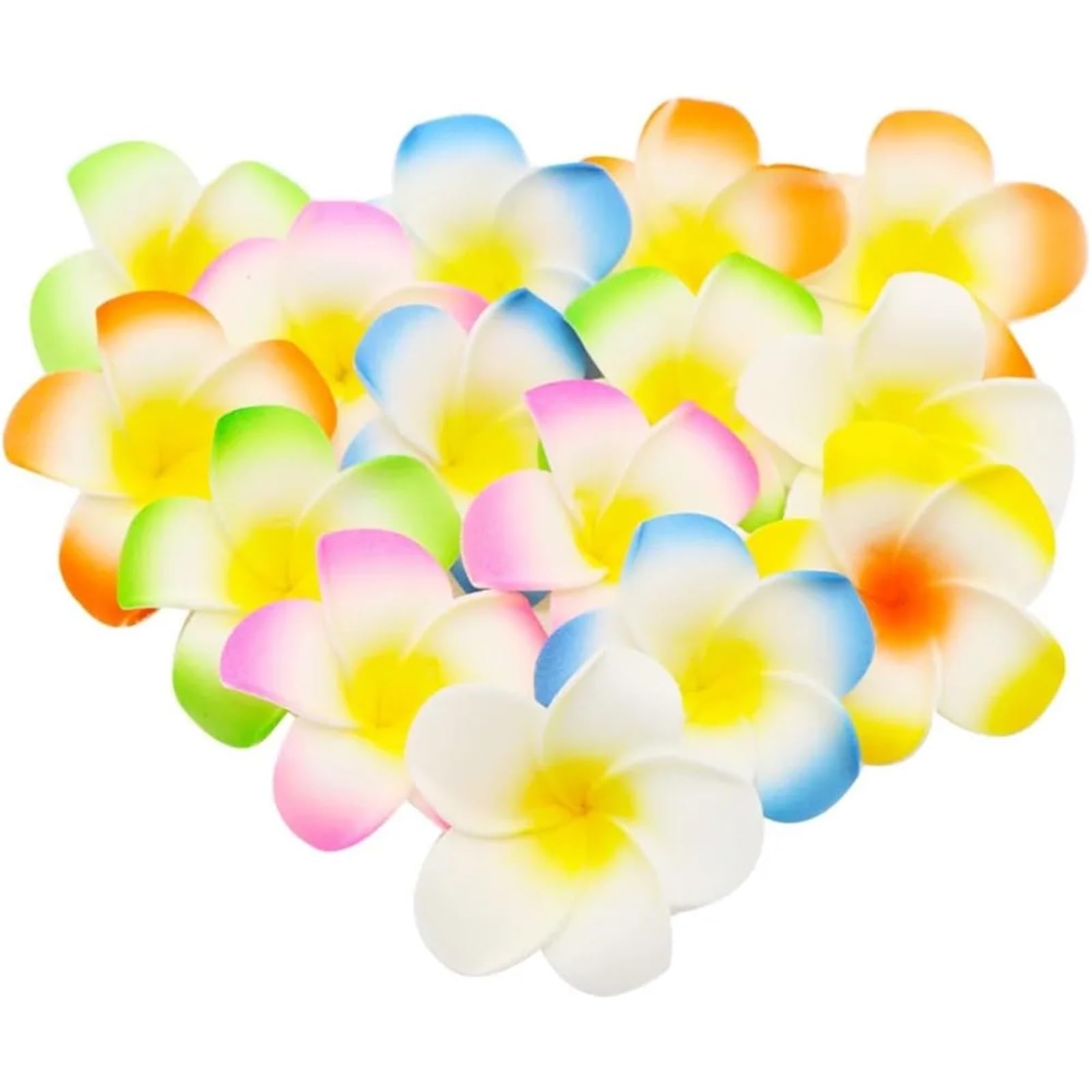 Künstliche Blütenblätter, 100 Stück, Durchmesser 4,1 cm, verschiedene Farben, künstliche Blütenblätter für Hochzeiten, Partys und romantische Anlässe