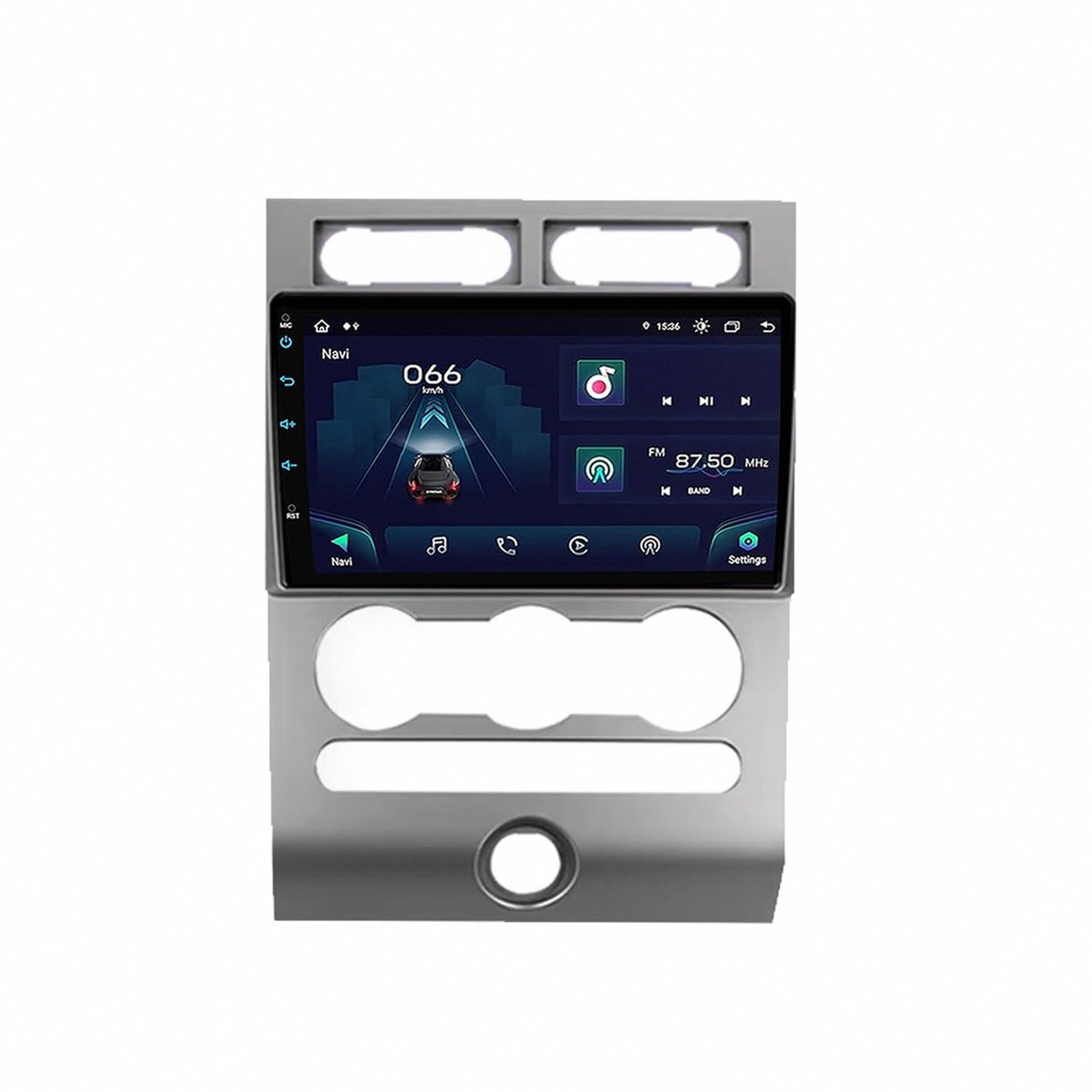 Odtwarzacz Multimedialny 2-Din dla Citroen C2 C3 2002-2006 Bezprzewodowe Carplay I Android Auto, Pojemnościowy Ekran Dotykowy, Nawigacja Gps Radio Fm Z, 8 Rdzeń 4G+64G