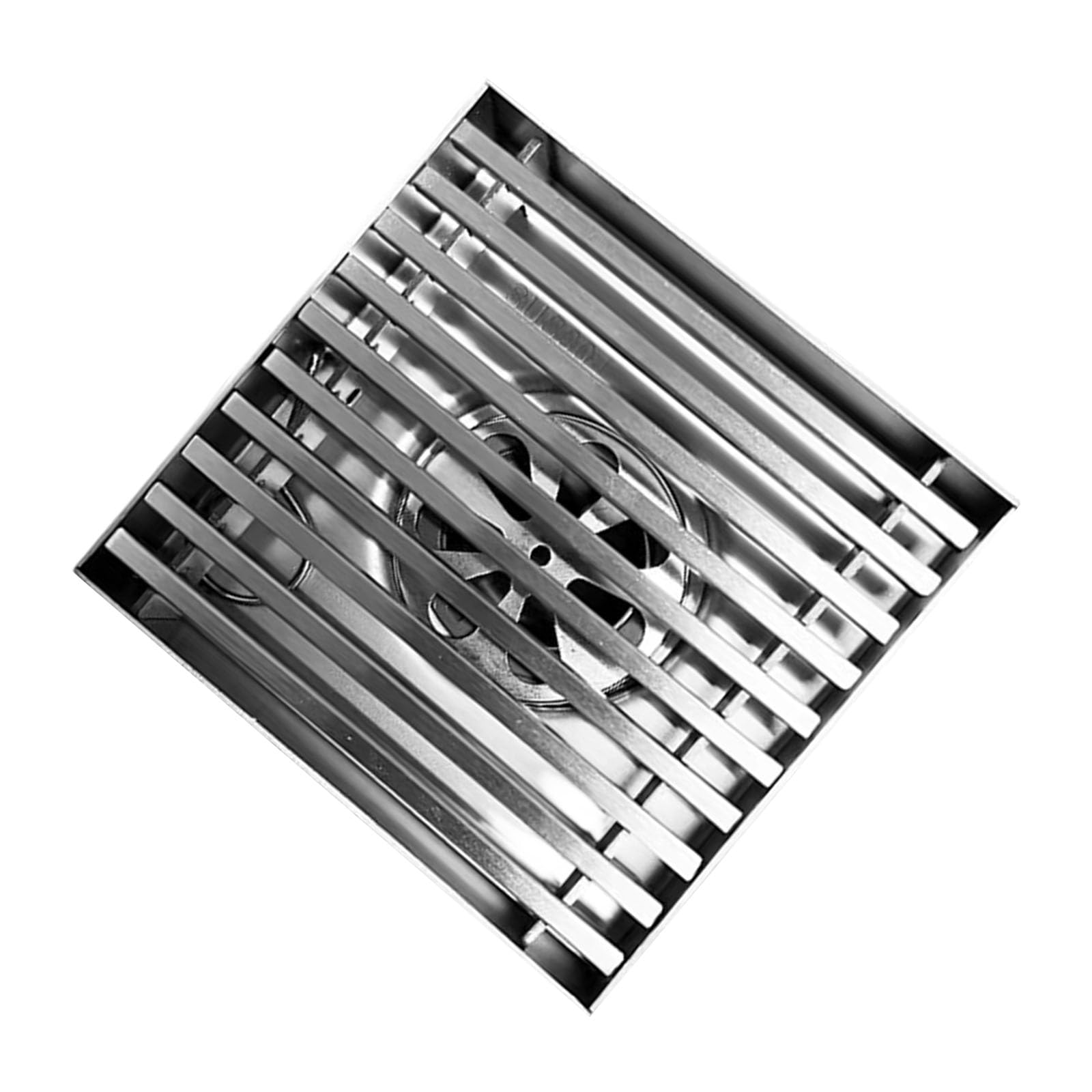 Deodorants Stainless Steel Floor Drain Double Filter Anti Clog Drain Cover for Bathroom Kitchen Laundry Floor Deodorizer Filter Accessory