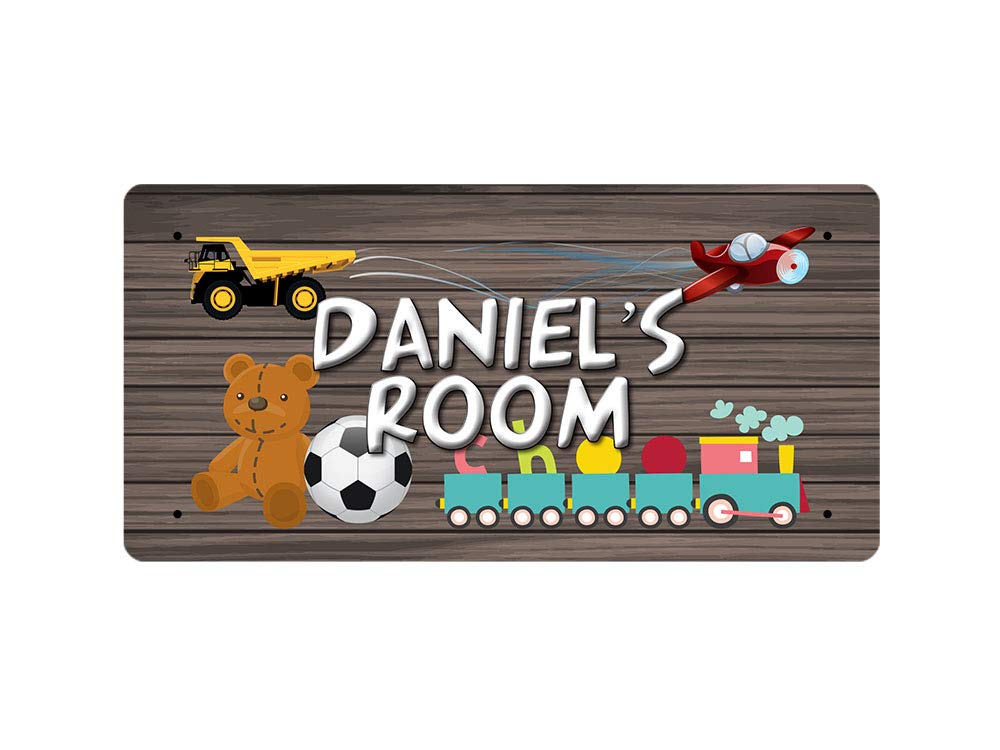 Mcmug White - Daniel's Room - Metal Sign, Decorative Sign, 200Mm X 100Mm