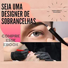 Seja uma Designer de Sobrancelhas: Curso design de sobrancelhas