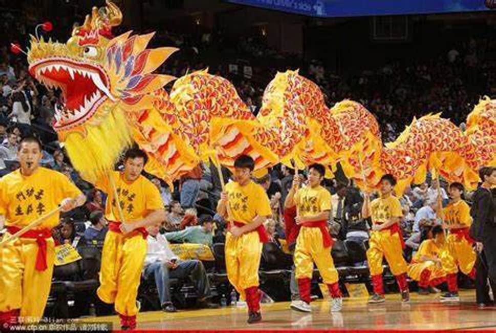 Amazon.com: Dragon Dance 32.8 Ft Fitness Dragon Dance with 3D
