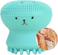 Vista 5 de Cepillo de limpieza facial, cepillo facial de medusas, cepillo facial exfoliante para masaje, limpieza facial, cepillo giratorio para hombres