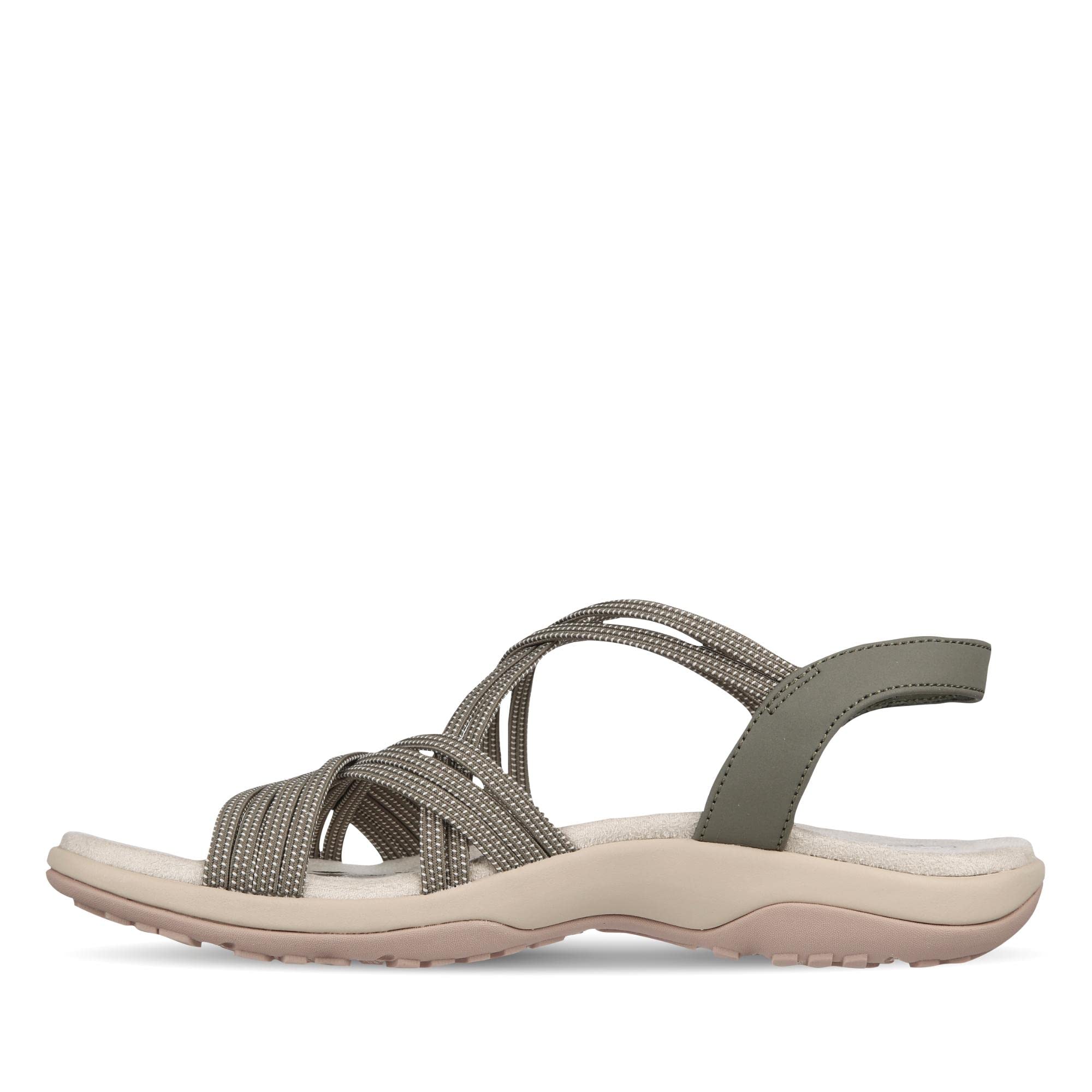 Skechers Reggae Slim - Slip Spliced Sandali con Cinturino alla CavigliaDonna