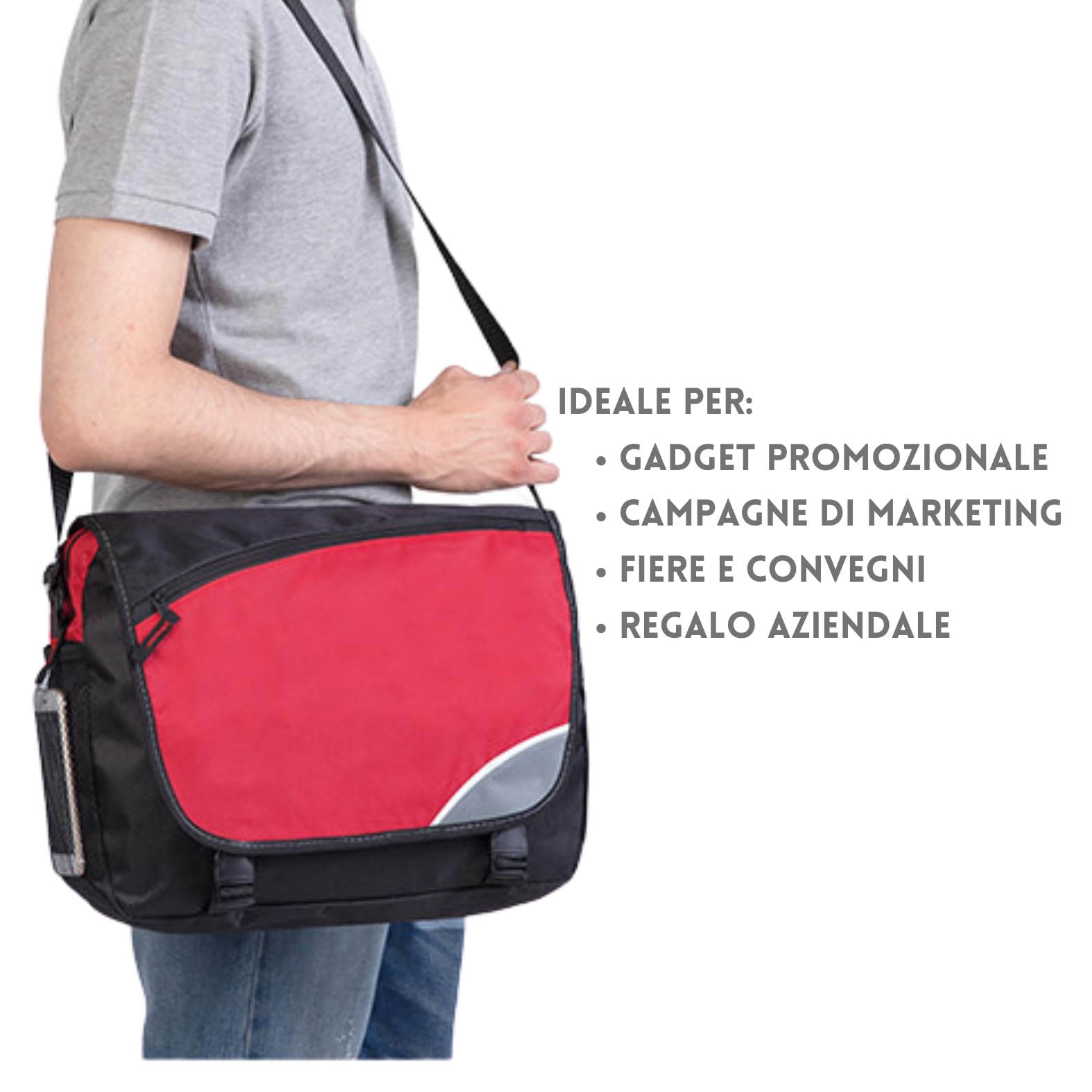Borsa Porta Documenti Personalizzata Idea Regalo Uomo e Donna per Ufficio 40x30x8 cm Gadget Promozionale Aziendale, Eventi, Cartella da Lavoro, Omaggio a Clienti | PH2224