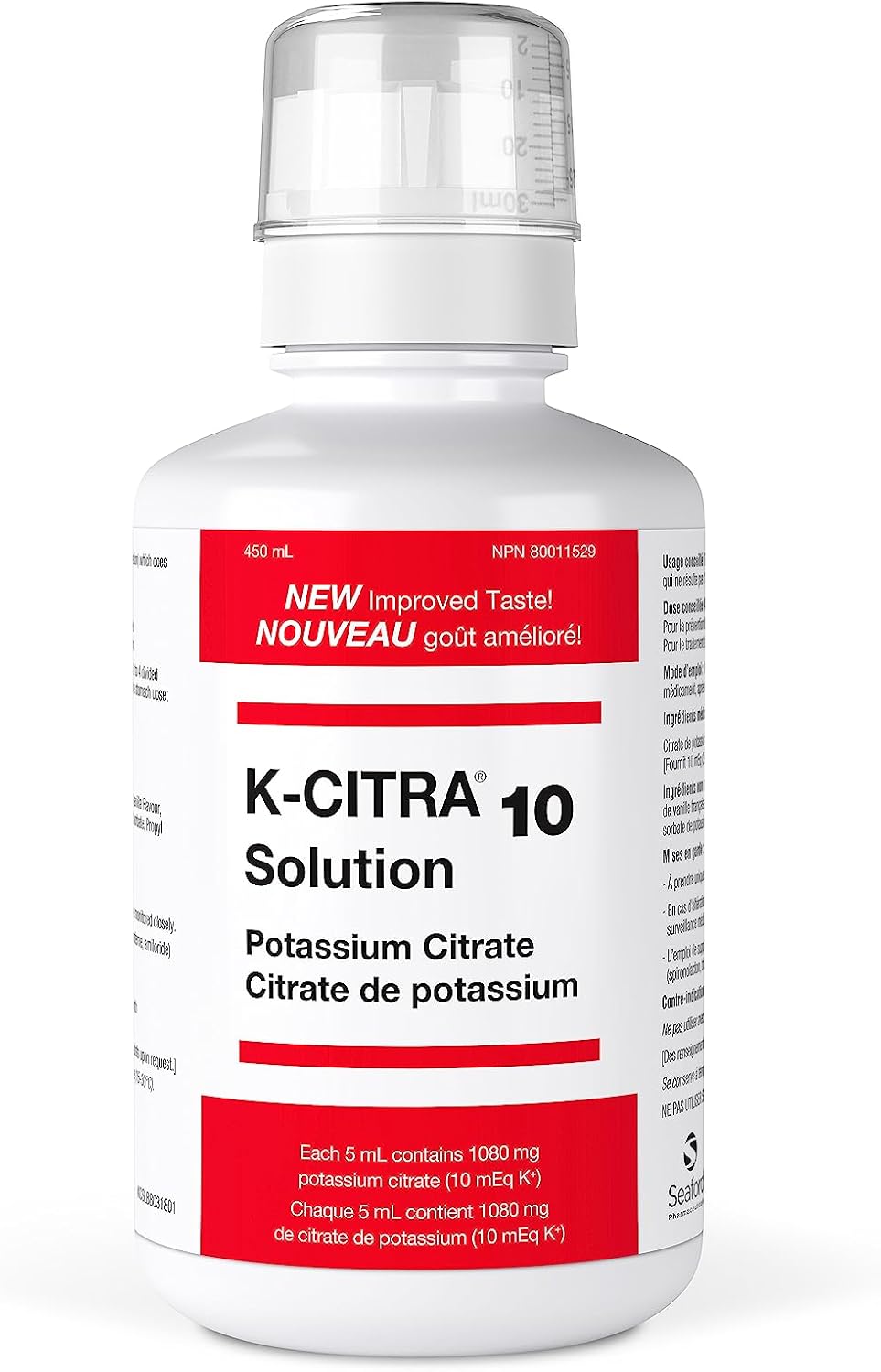 KCitra Solution (450ml) Potassium Citrate Supplement Best for