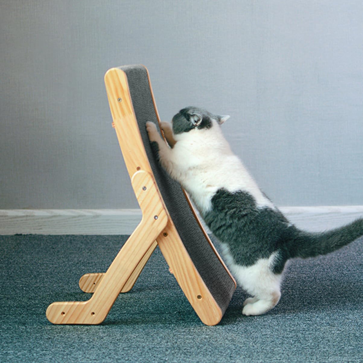 BESPORTBLE Kratzbrett Für Katzen Im Innenbereich Kratzmatte Aus Pappe Geriffelte Krallenschleifmatte Für Kätzchen Spielzeug Zur Krallenerziehung Und Stressabbau