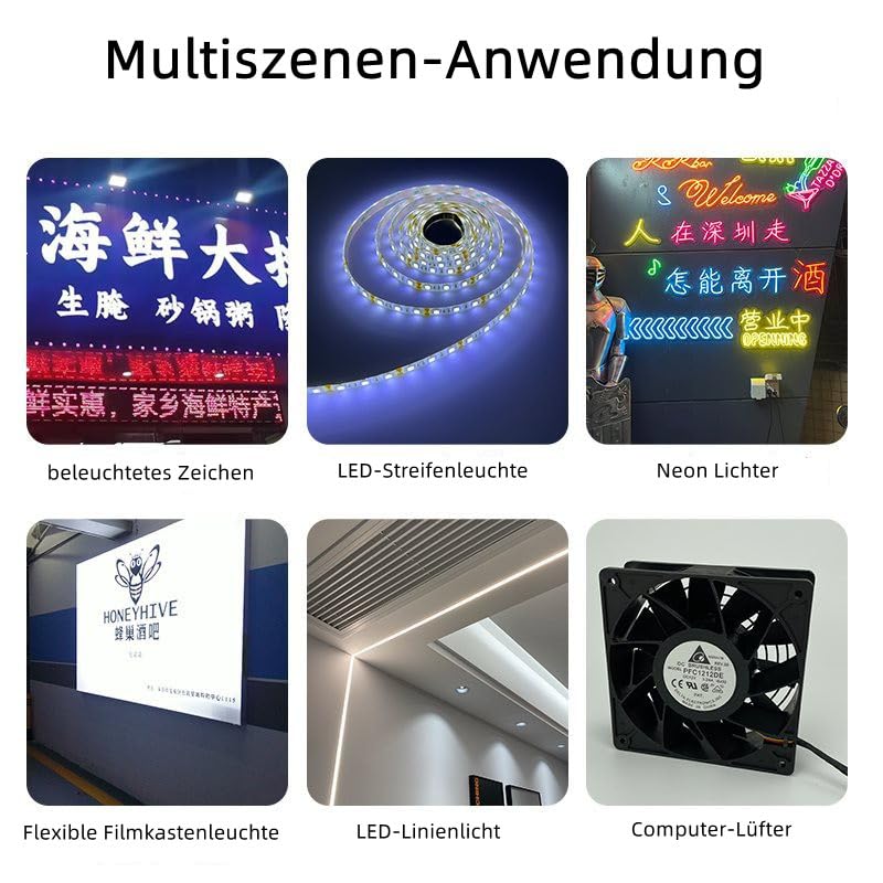 Led Switch Dimmer, DC 12V-24V 30A PWM Dimming Controller, Adjustable Brightness Light Switch Dimmer Controller for LED Strip Light - Image 4