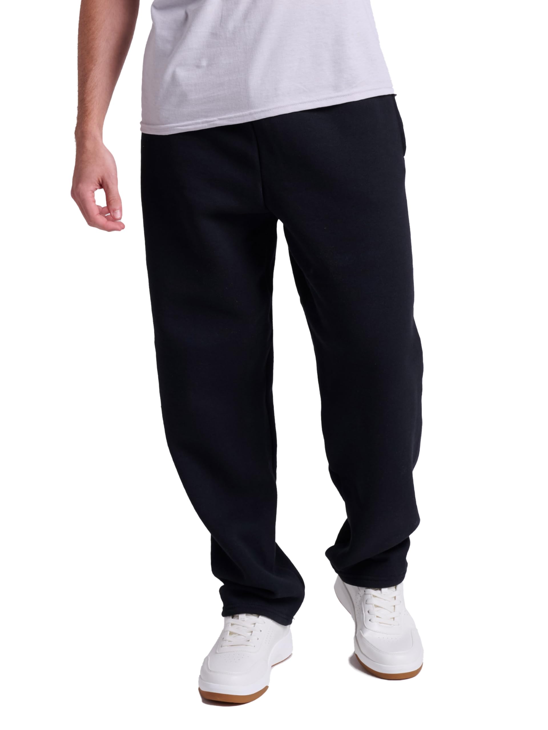 Russell AthleticMen's Dri-Power Open Bottom Sweatpants with Pockets