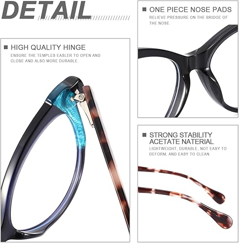 Miniatura 2 de Lentes de bloqueo de luz azul para mujer, gafas de luz azul mejor calificadas, elegantes para juegos, computadoras