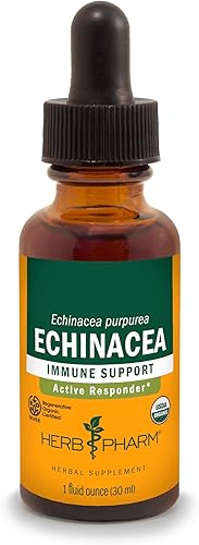 Herb Pharm equinácea orgánica sin alcohol para defensa inmune - 1 onza., DECH01, 1 Ounce, 1, 1