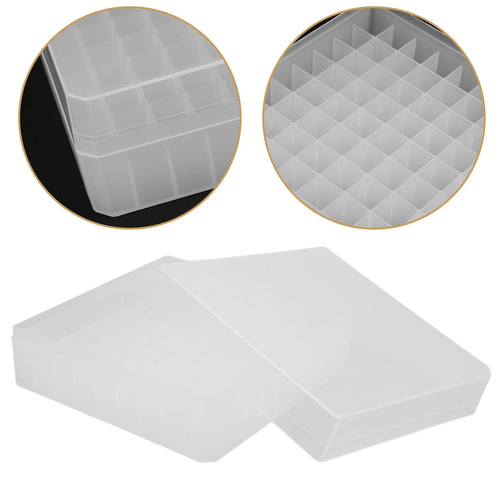 Scatola da 1.5ml 1.8ml 2ml per di Immagazzinaggio Criogenica 81 Scomparti in Pp per Conservazione in e Freezer