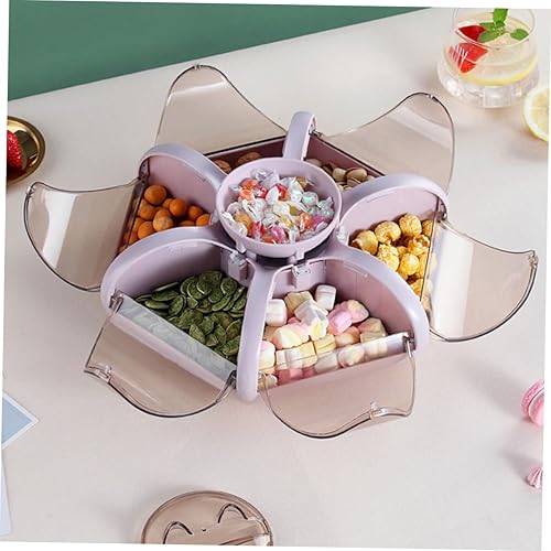Miniatura 7 de DOITOOL Bandeja de almacenamiento de aperitivos, caja de dulces de frutas, platos de frutas secas, contenedor de almacenamiento de aperitivos para