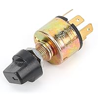 Vista 6 de Interruptor de ventilador de 3 velocidades de 12 V, interruptor de soplador de 3 velocidades de aire acondicionado, control de AC, perilla giratoria