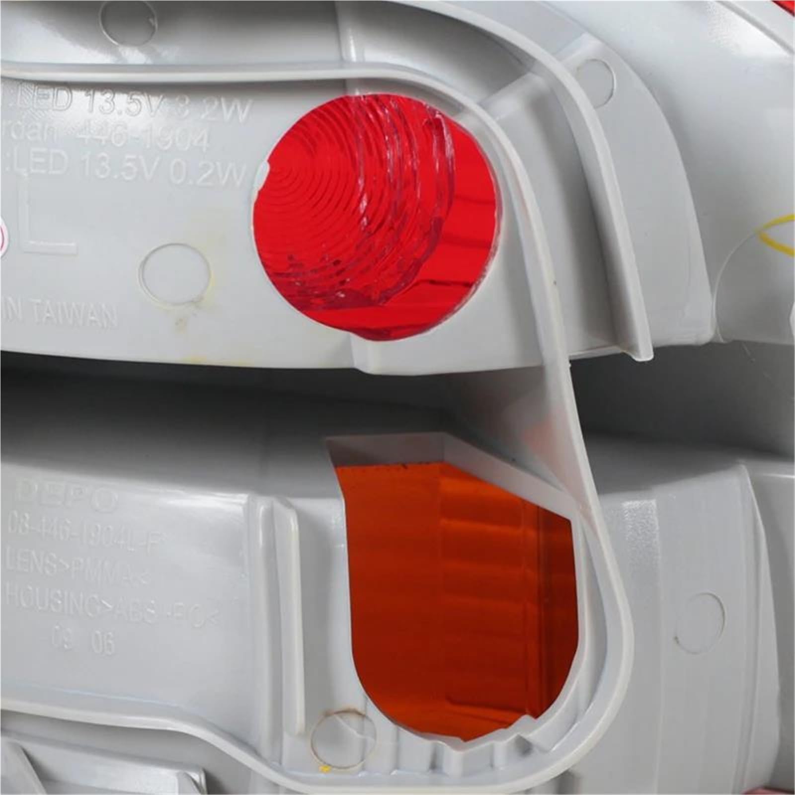 Luces Direccionales 8E9945095 8E5945096 Para A4 B7 Sedán 2006 2007 2008 Luz Trasera Exterior Lámpara De Señal De Advertencia Freno Sin Bombilla Indicador Retrovisor(bien)