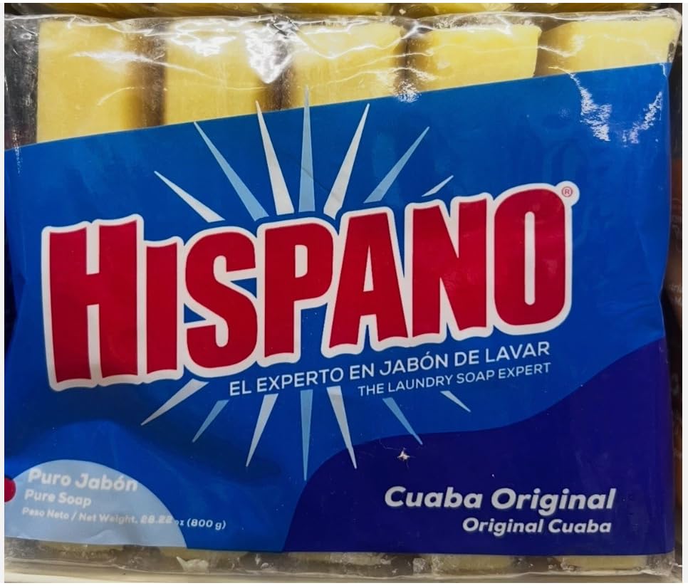 Hispani Jabon De Cuaba Original Soap, 5 Bar