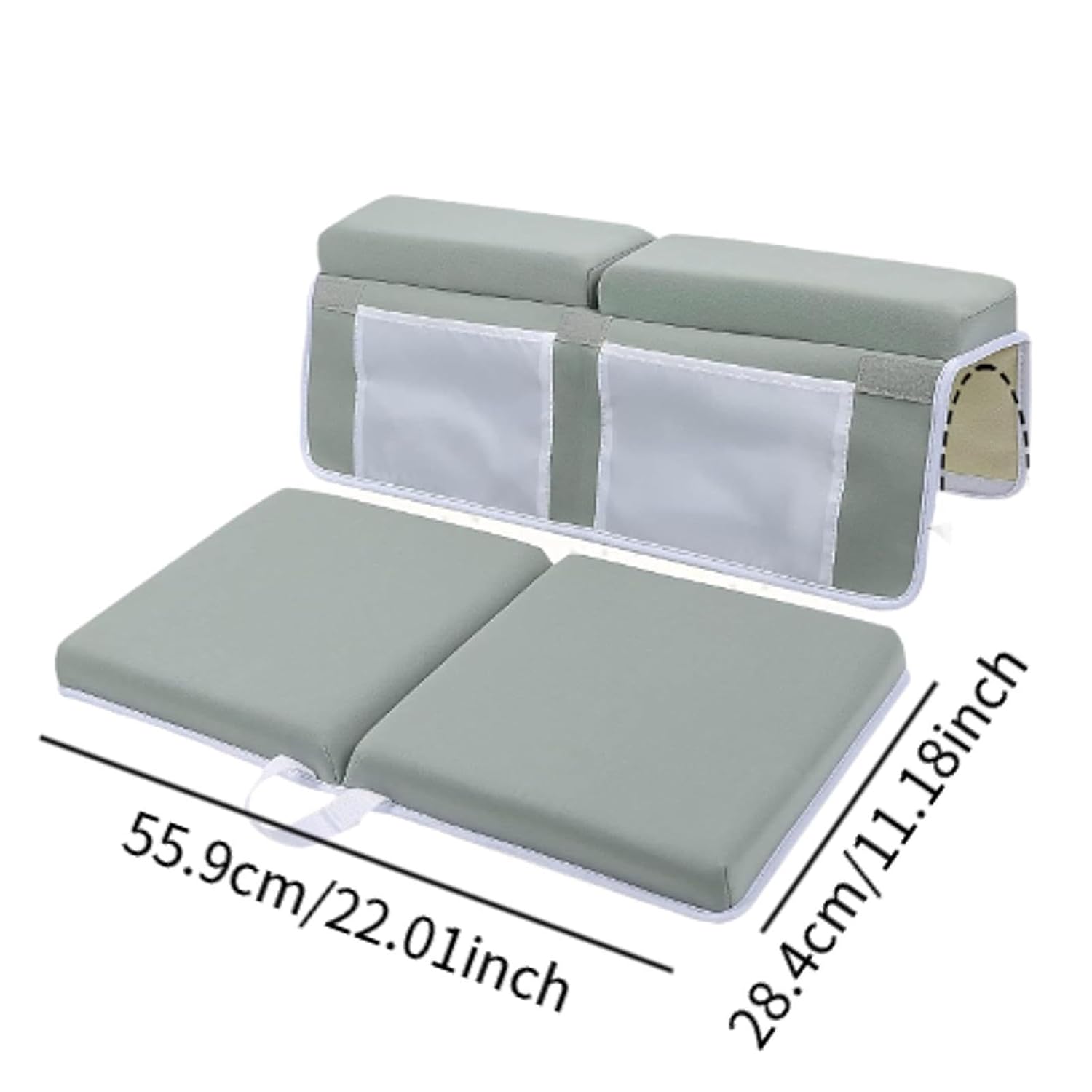 Bath Kneeler and Elbow Bathtub Mat Elbow Pad