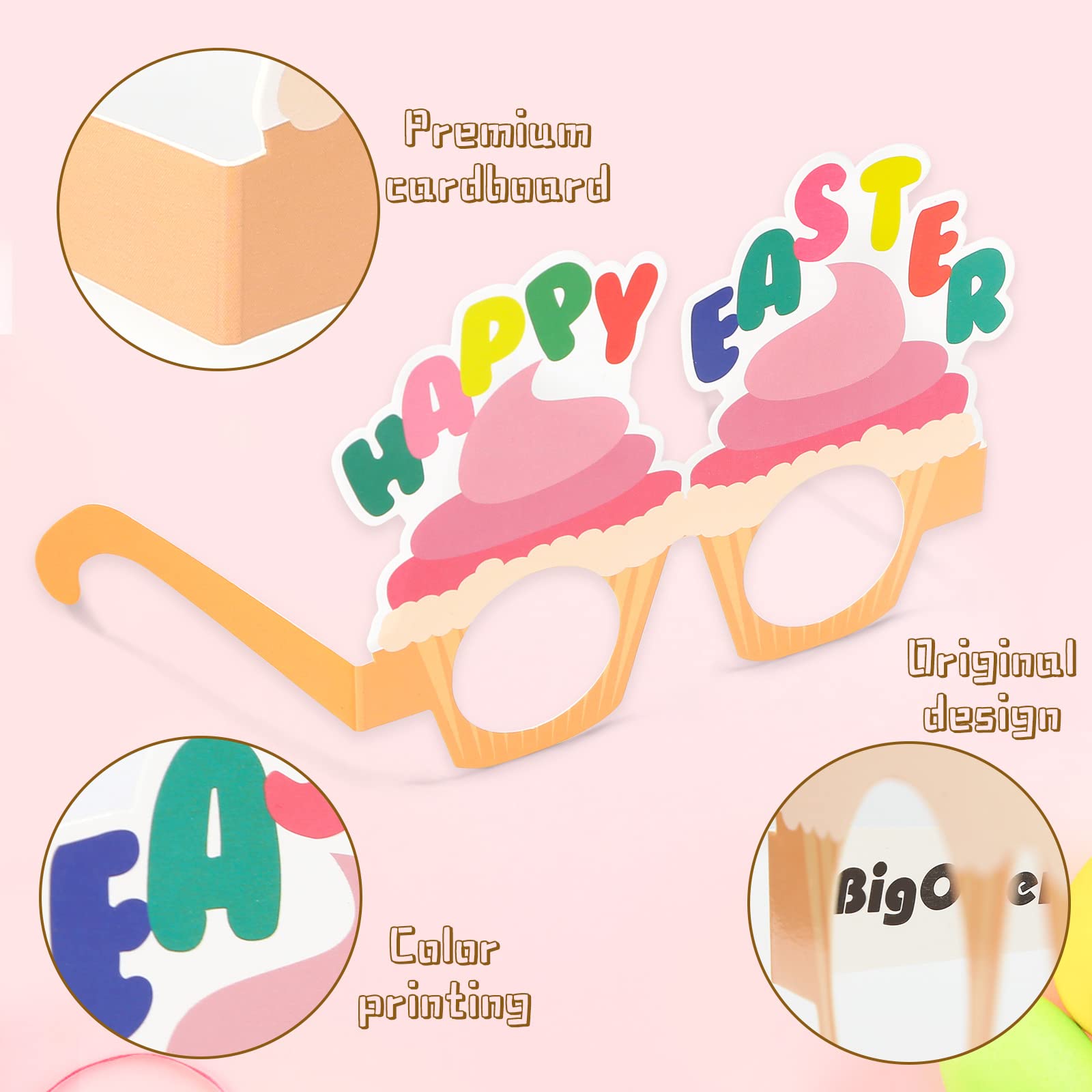 Paper Glasses Template Funky Glasses For Kids BigOtters 12PCS