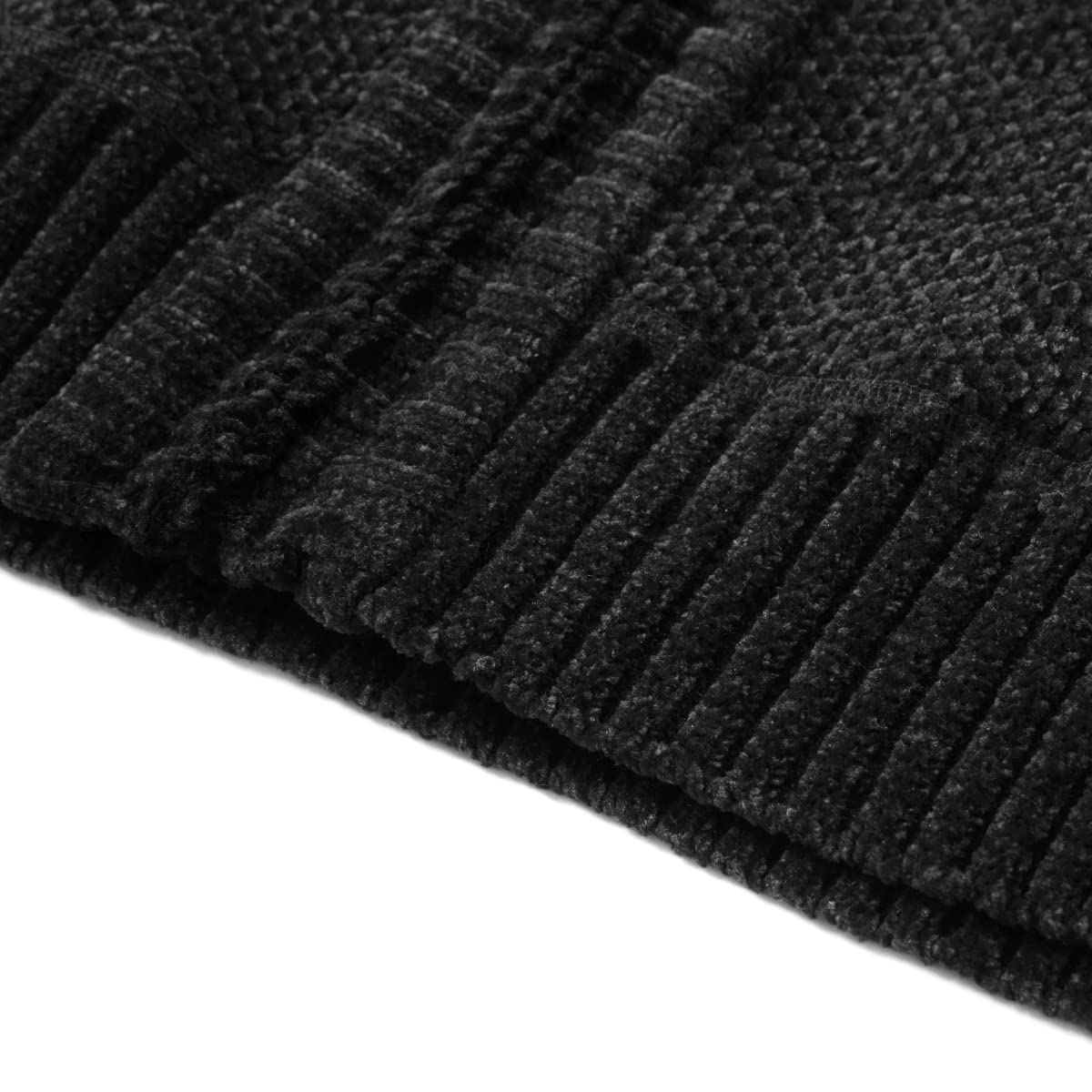 Allthemen Gilet Cardigan Homme Col Montant Veste Laine Knitted Sweater Grosse Maille 5 Couleurs