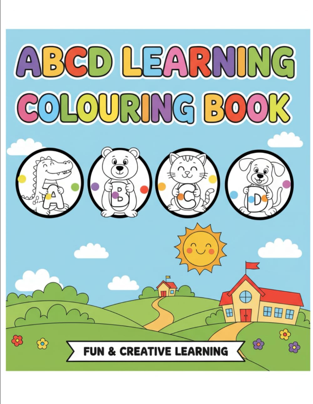 ABCD Learning Colouring Book for Age 3-6