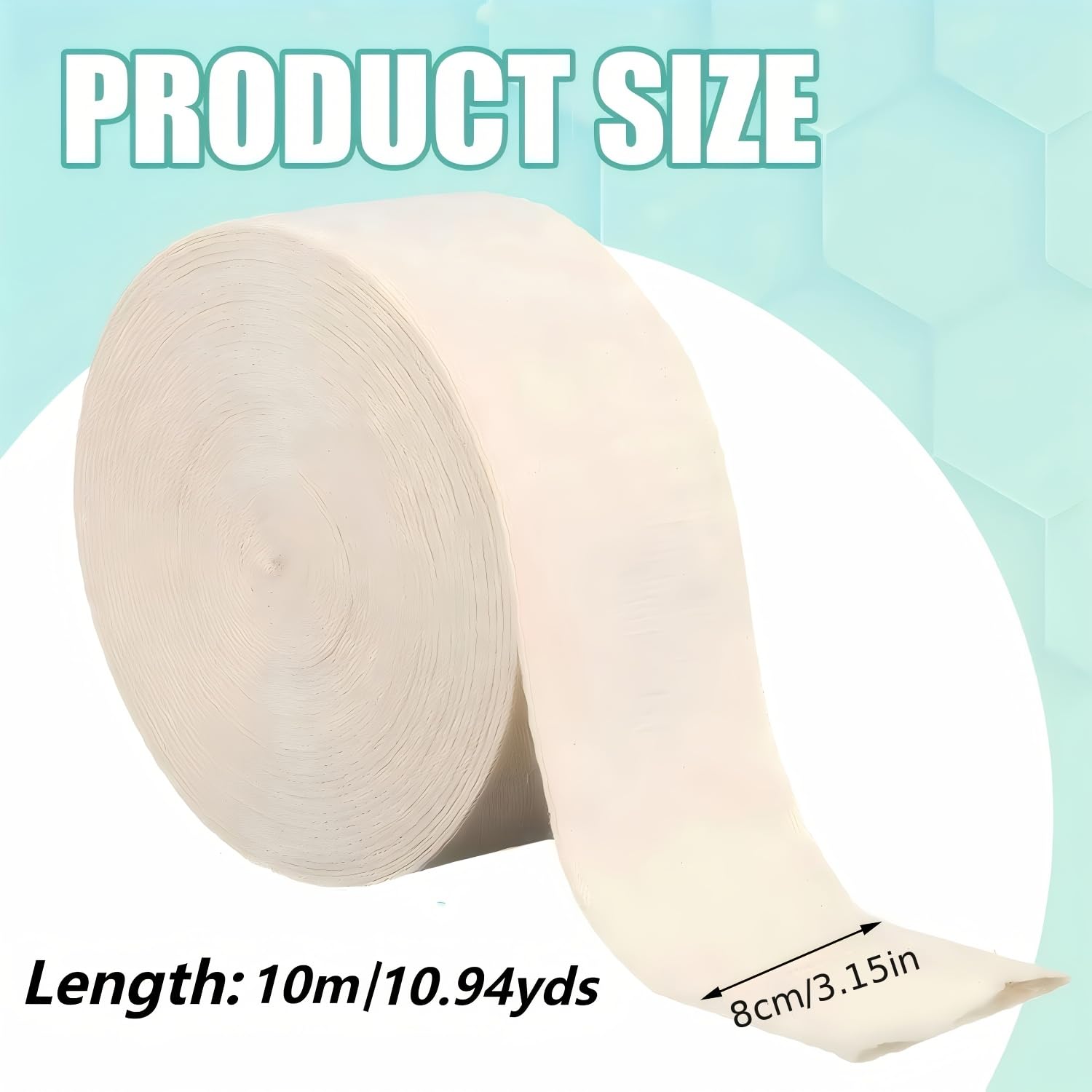 Vendas Tubulares Vendaje Elástico de Soporte para Brazo Vendaje de Neta elástica Transpirable Tubular Vendaje de Gasa de Algodón Soporte ​elástico Fijo Vendaje