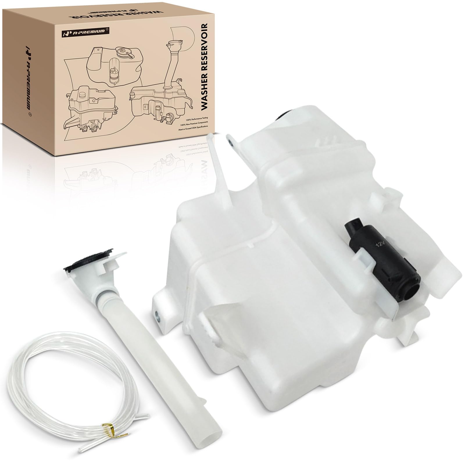 Amazon.com: A-Premium Windshield Washer Reservoir Tank Assembly