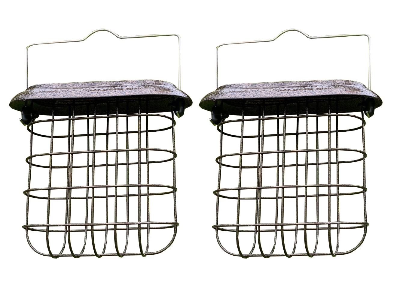 Selections Hanging Suet Cake/Block Bird Feeder For Premium Metal Bird Feeding Stations (Pack of 2)