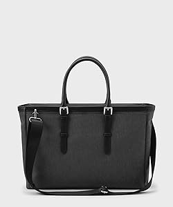 【A4収納可】タケオキクチ　トートバッグ　レザーブラック　チャーム付き　肩掛け可 A4収納可】タケオキクチ トートバッグ レザーブラック チャーム