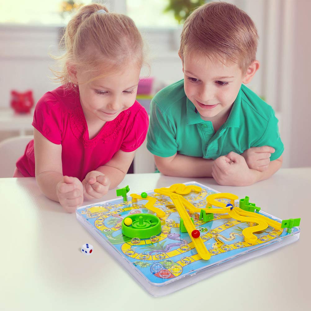 3D Snakes And Ladders Fun family game for all ages 3+ kids adults Gift Kit Board Game (3D