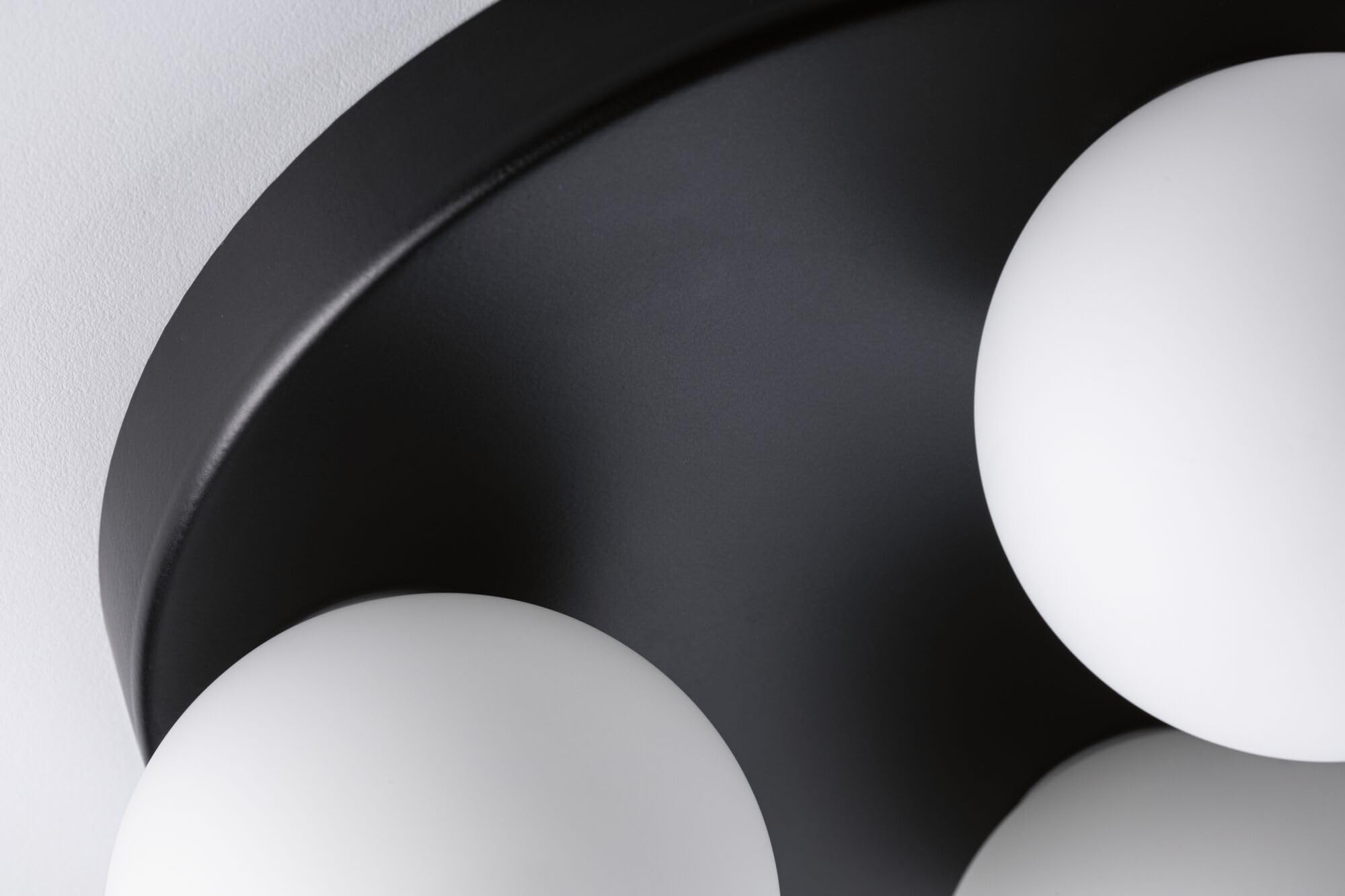 Paulmann 71069 Plafonnier Selection Bathroom Gove IP44 G9 230V max. 3x20W gradable Noir mat, Satin luminaire de salle de bain