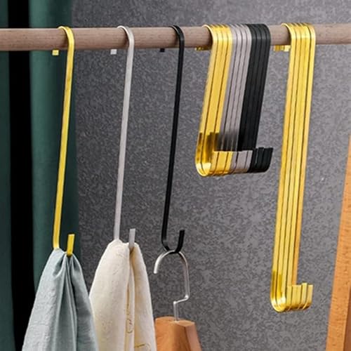 Miniatura 5 de LuoQiuFa Ganchos en forma de S extra grandes de 16 pulgadas, ganchos largos en S resistentes para colgar ganchos de extensión de plantas para